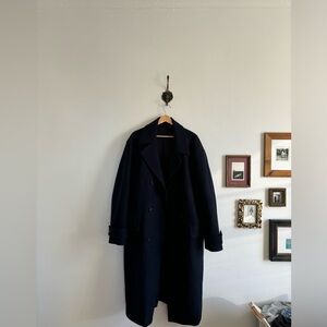 Cos wool double breasted overcoat